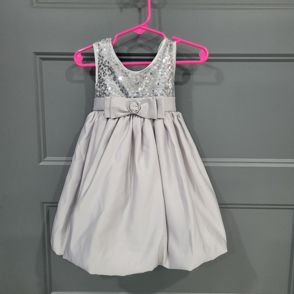 Princess Faith silver dress